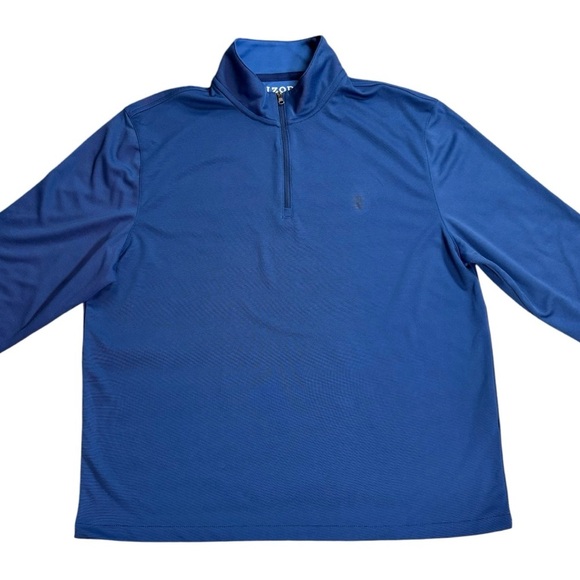 Izod Golf Men’s 1/4 Zip Pullover Long Sleeve Top, size Large - Picture 2 of 10